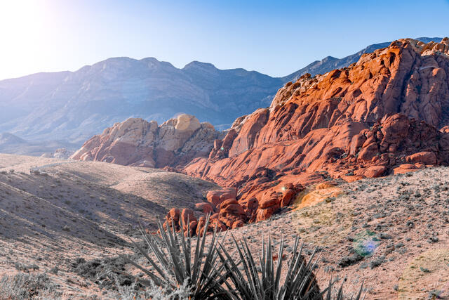 Stunning desert panorama.