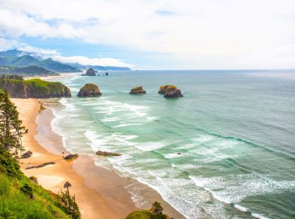 Beach along the Oregon Coast