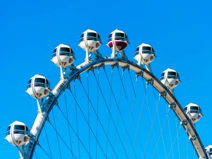 High roller observation wheel in Las Vegas