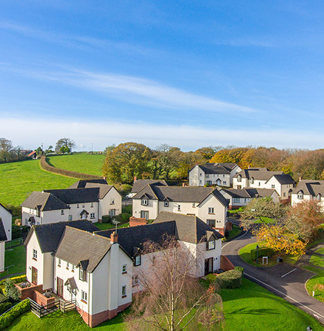 Aerial view of Woodford Bridge Country Club