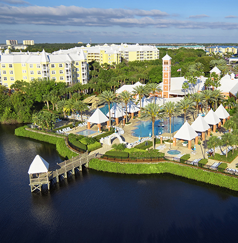 Aerial of SeaWorld® Orlando, a Hilton Grand Vacations Club